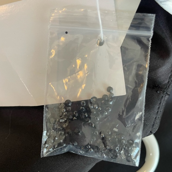 David's Bridal Dress gown formal sz 10 NWT Black Backless beaded F11207 - Picture 7 of 8